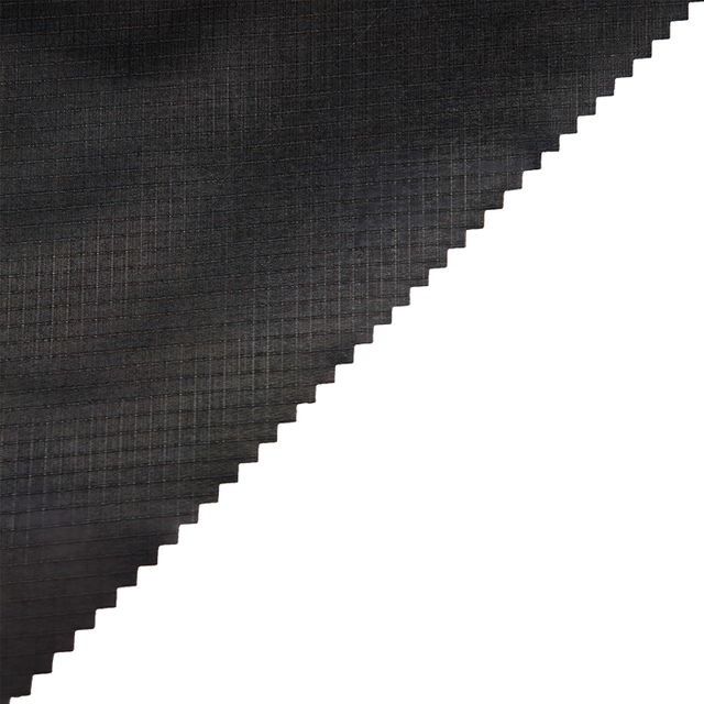 Ultra-Light 10D 1.5*2mm Double-Line Ripstop Nylon Fabric Coated With Polyester TPU