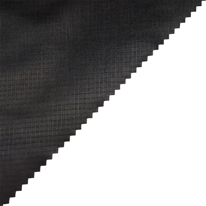 Ultra-Light 10D 1.5*2mm Double-Line Ripstop Nylon Fabric Coated With Polyester TPU