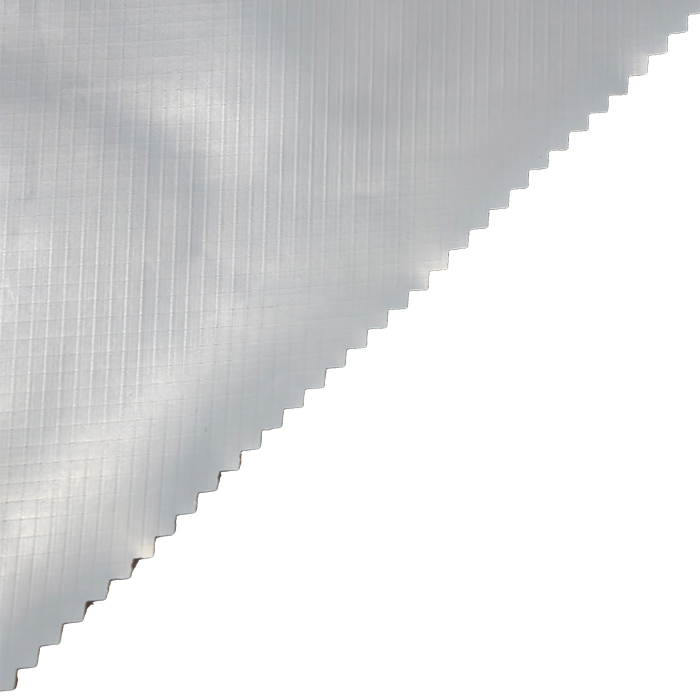 Ultra-Light 10D 1.5*2mm Double-Line Ripstop Nylon Fabric Coated With Polyester TPU