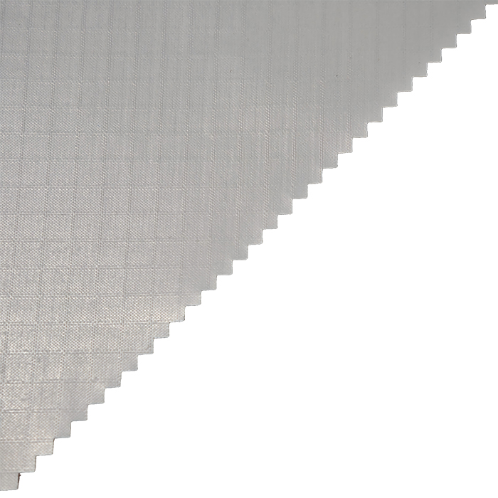 30D 4*4mm Double-Line Ripstop Nylon66 Fabric Coated With Polyester TPU