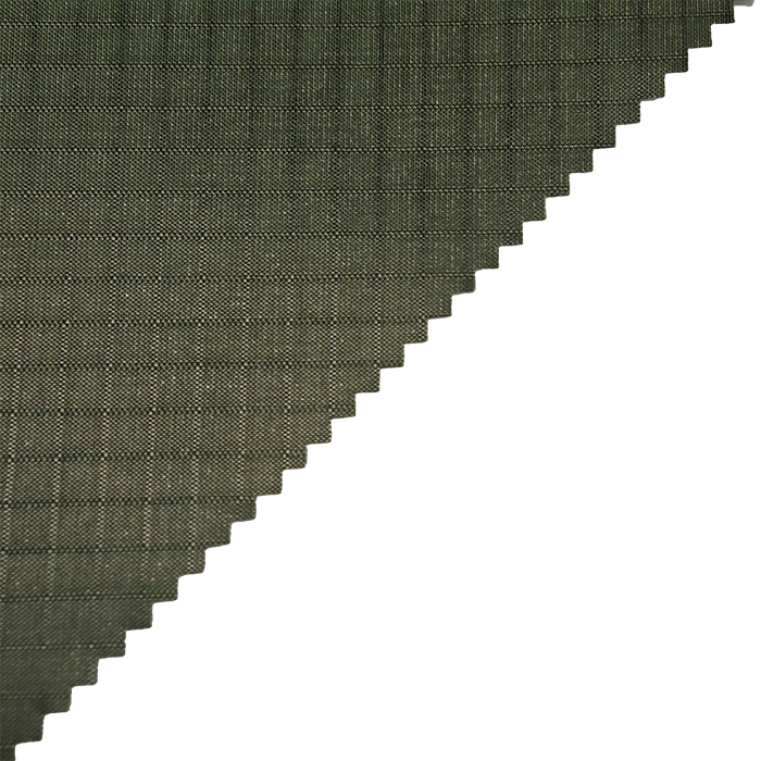 30D 4*4mm Double-Line Ripstop Nylon66 Fabric Coated With Polyester TPU